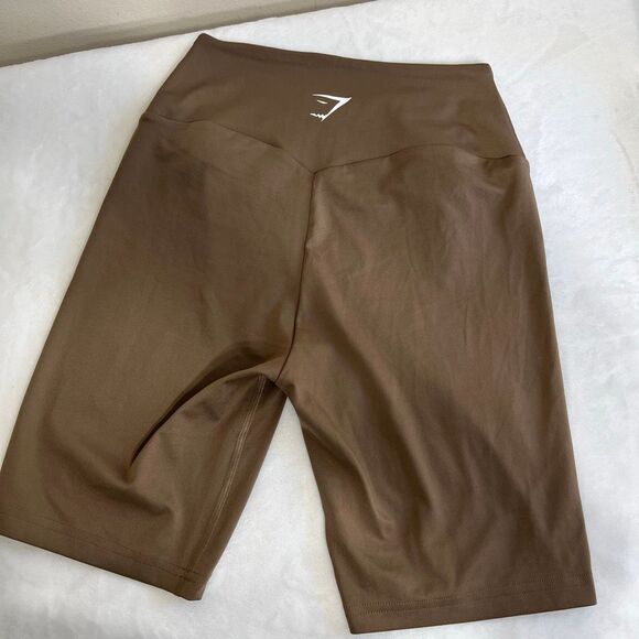 Gymshark Brown Biker Shorts Medium Women - Picture 4 of 7